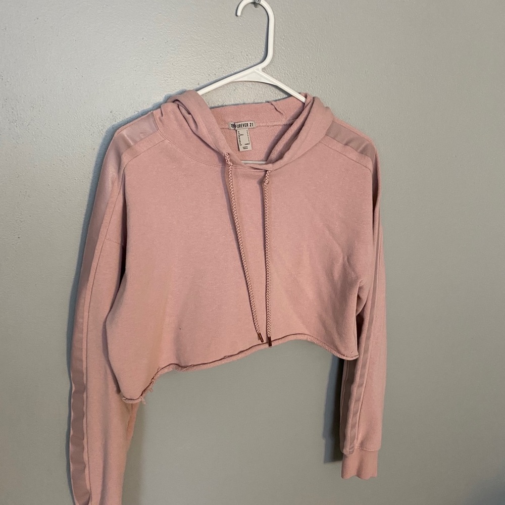 Forever 21 crop hoodie